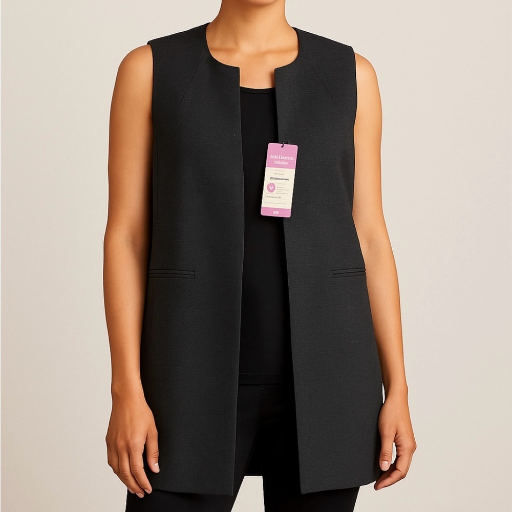 NWT Cabi Graphite Drafting Vest – Size M